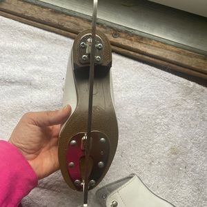 white glacier skates